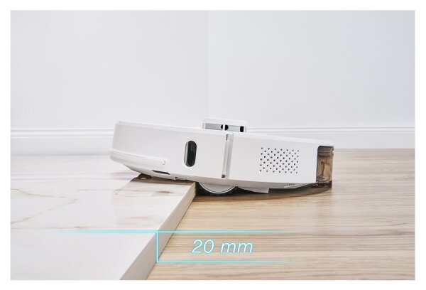 Sencor- Robotický vysavač s mopem 2v1 50W/5000 mAh Wi-Fi bílá + dálkové ovládání