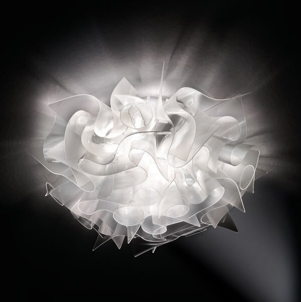 SLAMP VELCM00PRS00000000EU Veli prisma medium, stropní designové svítidlo, 2x12W E27, prům. 53cm