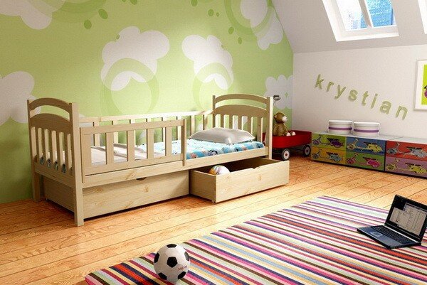Dětská dřevěná postel - VO