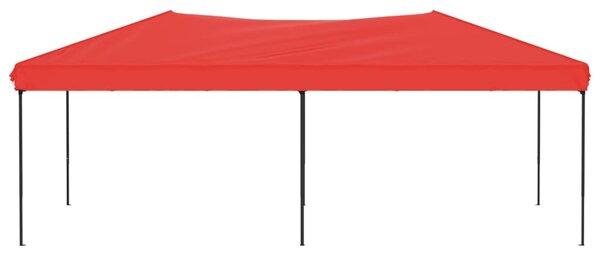 Skládací party stan červený 3 x 6 m