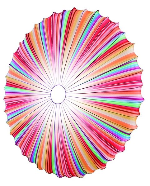 Axolight Muse, designové svítidlo z multicolor textilu, 3x100W, prům. 120cm