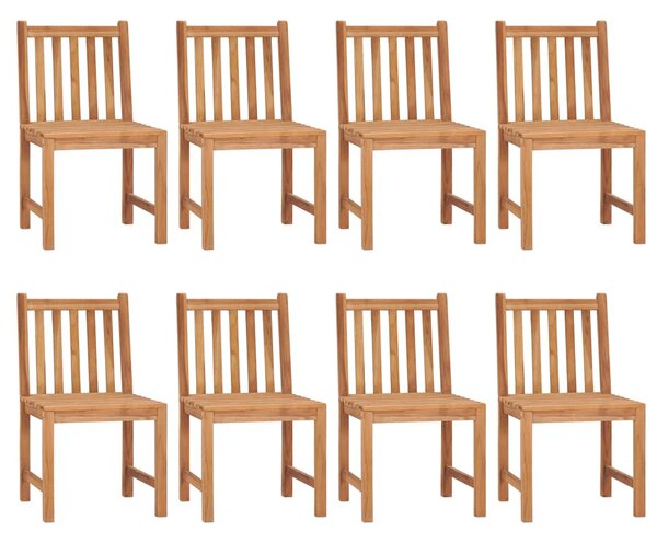 9dílný zahradní jídelní set masivní teakové dřevo