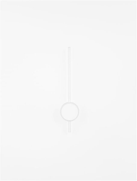 NOVA LUCE nástěnné svítidlo CLOCK LED bílý hliník 3000K 12+6W 9061426