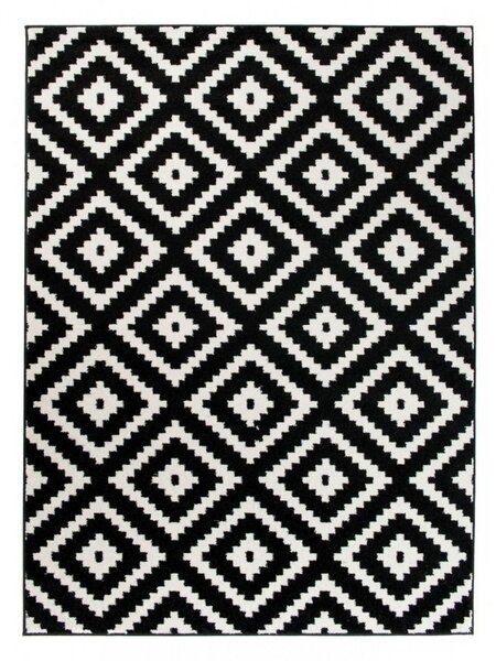*Kusový koberec Remund černý 180x260cm