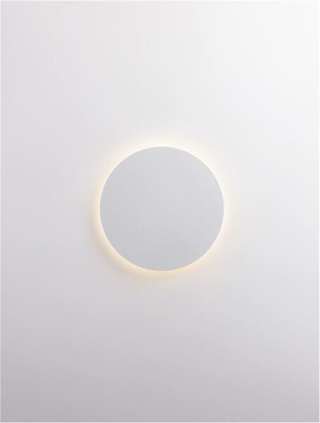 NOVA LUCE nástěnné svítidlo CYRCLE bílý hliník a akryl LED 22.5W 230V 3000K IP20 9248152