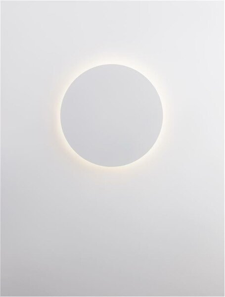 NOVA LUCE nástěnné svítidlo CYRCLE bílý hliník a akryl LED 22.5W 230V 3000K IP20 9248152
