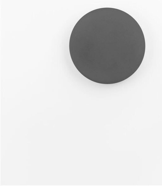 NOVA LUCE nástěnné svítidlo CYRCLE černý hliník a akryl LED 12W 230V 3000K IP20 9248154