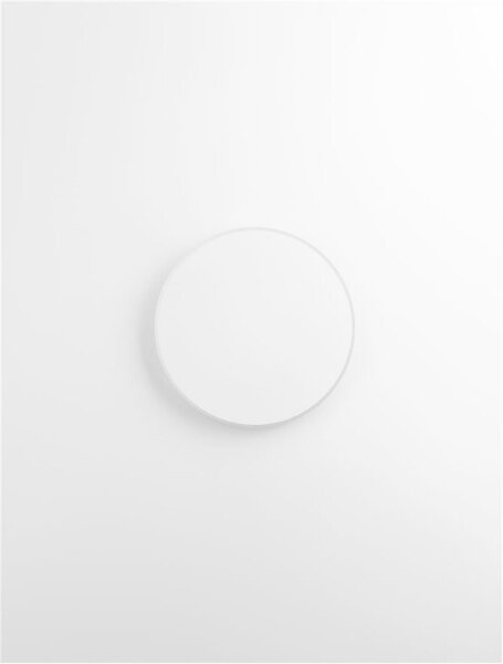 NOVA LUCE nástěnné svítidlo CYRCLE bílý hliník a akryl LED 20.5W 230V 3000K IP20 9248160