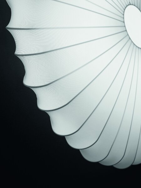 Axolight Muse, designové svítidlo z bílého textilu, 3x70W, prům. 80cm