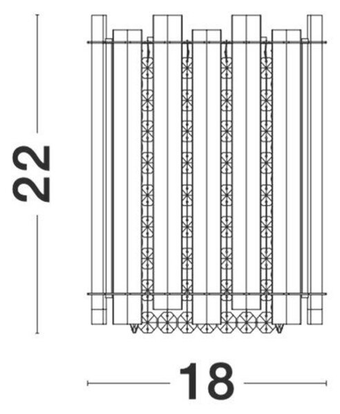 NOVA LUCE nástěnné svítidlo ELEMENT chromovaný hliník sklo a K9 křišťál G9 1x5W 230V IP20 bez žárovky 9046500