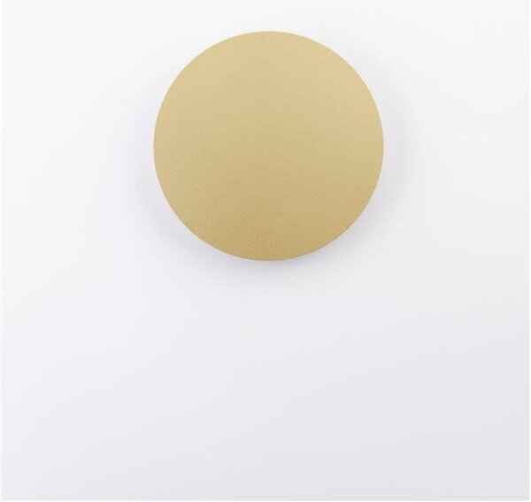 NOVA LUCE nástěnné svítidlo CYRCLE matný zlatý hliník a akryl LED 12W 230V 3000K IP20 9248156