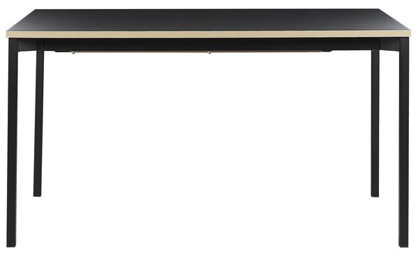 Rozkládací jídelní stůl AVIS Černá 140/190 cm 90 cm