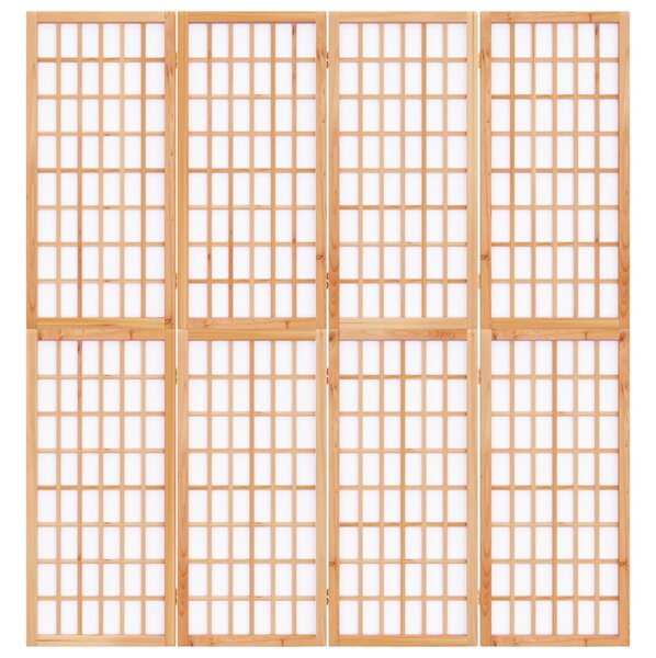 Skládací 4dílný paraván v japonském stylu 160 x 170 cm