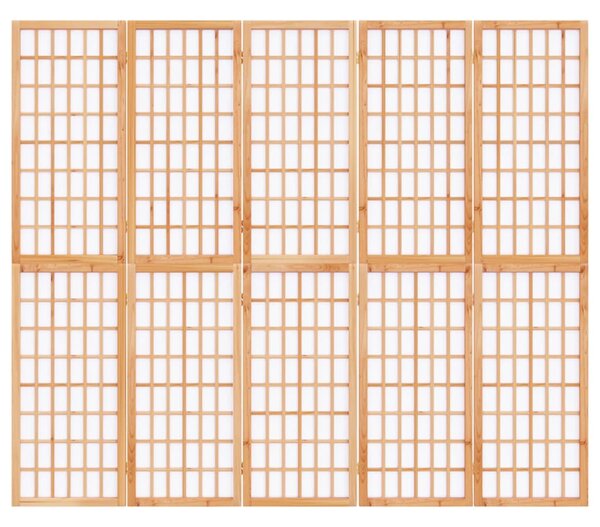 Skládací 5dílný paraván v japonském stylu 200 x 170 cm