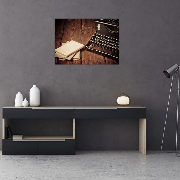 Obraz psacího stroje (70x50 cm)