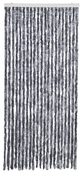 Závěs proti hmyzu stříbrný 90 x 220 cm Chenille