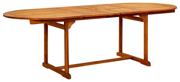 Zahradní jídelní stůl (160–240) x 100 x 75 cm masivní akácie