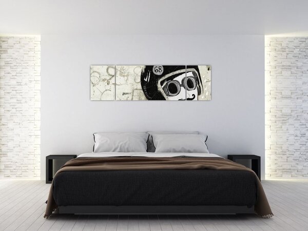 Obraz - Závodník (170x50 cm)
