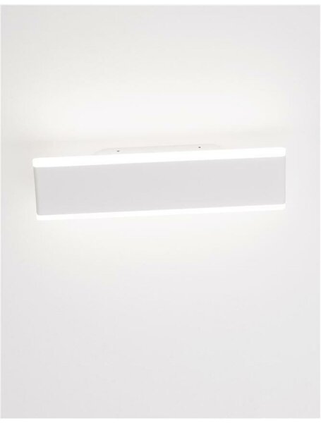 NOVA LUCE nástěnné svítidlo LINE bílý hliník a akryl LED 2x8W 230V 3000K IP20 9115908
