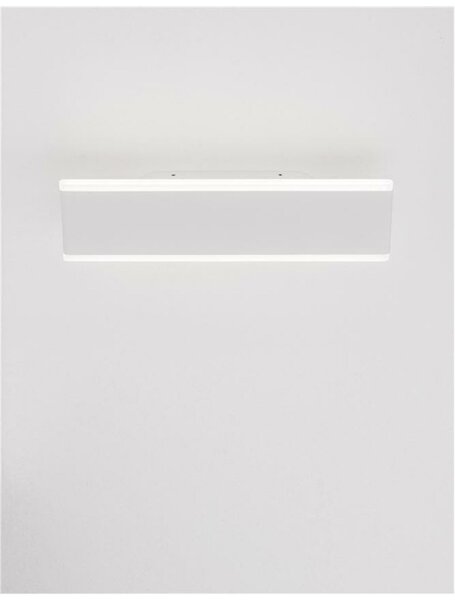 NOVA LUCE nástěnné svítidlo LINE bílý hliník a akryl LED 2x8W 230V 3000K IP20 9115908