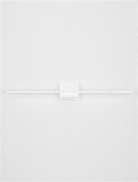 NOVA LUCE nástěnné svítidlo nad obrazy AZURE bílý hliník a akryl LED 21W 230V 3000K IP20 9267022