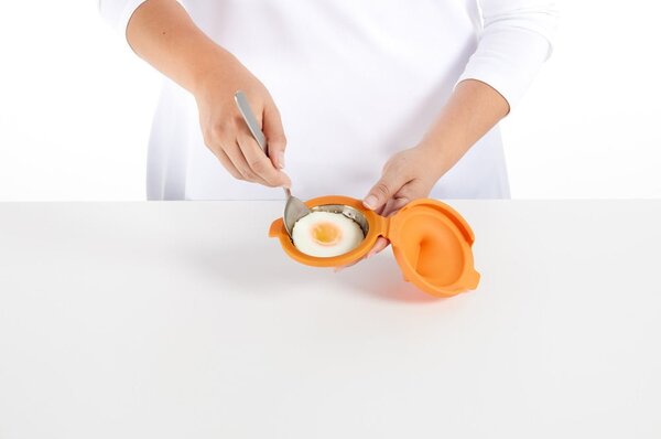 Silikonové formičky na ztracené vejce v sadě 2 ks Pouched egg cooker – Lékué