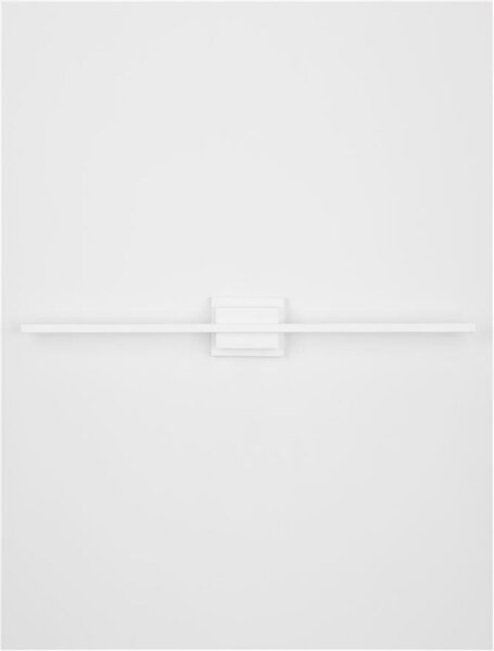 NOVA LUCE nástěnné svítidlo nad obrazy AZURE bílý hliník a akryl LED 21W 230V 3000K IP20 9267022