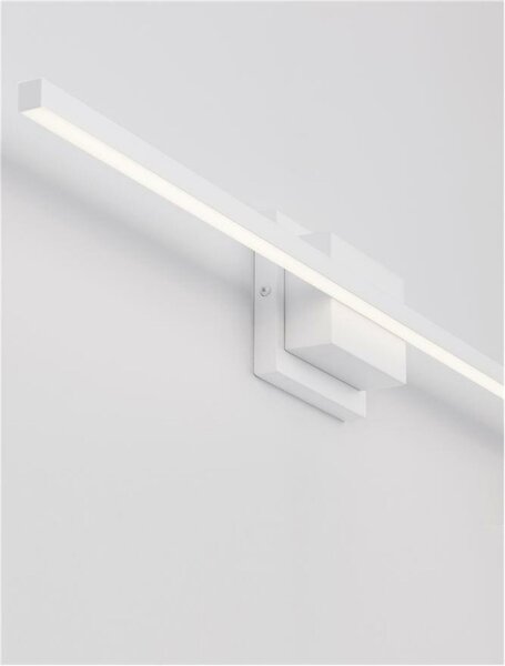NOVA LUCE nástěnné svítidlo nad obrazy AZURE bílý hliník a akryl LED 21W 230V 3000K IP20 9267022