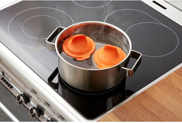 Silikonové formičky na ztracené vejce v sadě 2 ks Pouched egg cooker – Lékué
