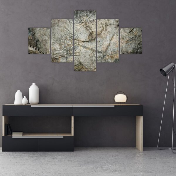Obraz - Tok času (125x70 cm)