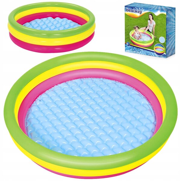 Dětský Nafukovací Bazén 102 x 25 cm Bestway 51104 Měkké dno