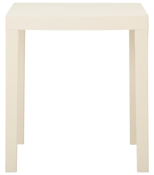 Zahradní stůl bílý 79 x 65 x 72 cm plast