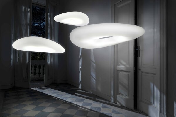 Stilnovo 8006 Mr.Magoo, stropní svítidlo z polyethylenu, 23W LED 3000K stmívatelné DALI, prům. 52cm