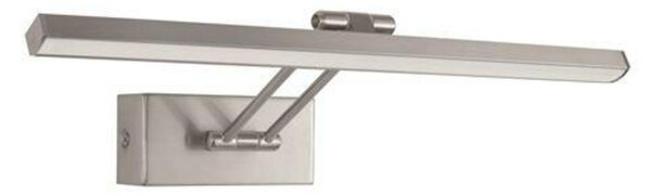 NOVA LUCE nástěnné svítidlo nad obrazy MARNELL kov barvy nikl a akryl LED 12W 230V 3000K IP20 9117302