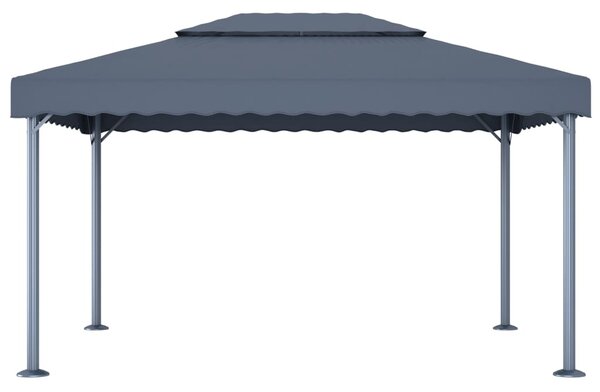 Altán 400 x 300 cm antracitový hliník