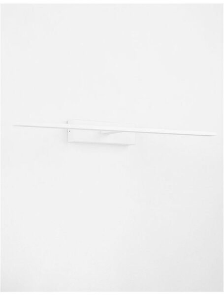 NOVA LUCE nástěnné svítidlo nad zrcadlo MONDRIAN bílý hliník a akryl LED 20W 220-240V 3000K IP44 9053201