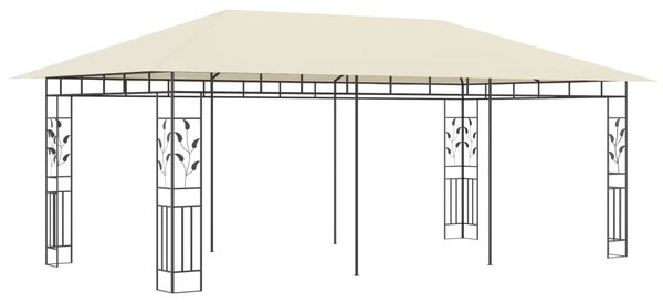 Altán s moskytiérou 6 x 3 x 2,73 m krémový