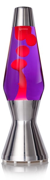 Mathmos Astro, originální lávová lampa, 1x35W, fialová s červenou lávou, 43cm