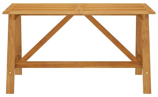 Zahradní jídelní stůl 140 x 70 x 73,5 cm masivní akáciové dřevo