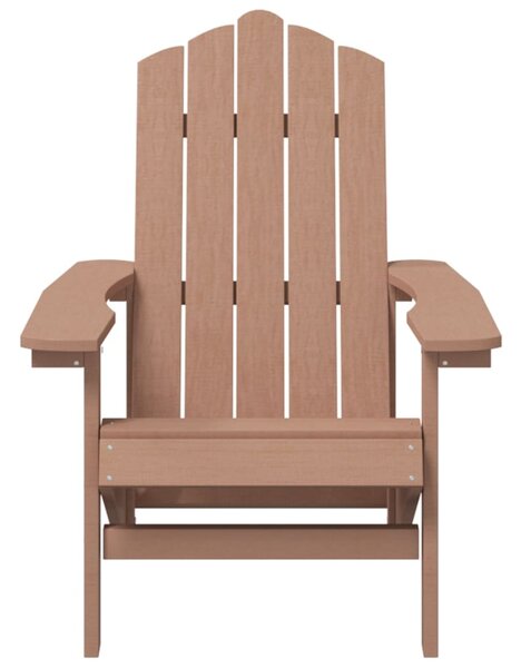 Zahradní křeslo Adirondack HDPE hnědé