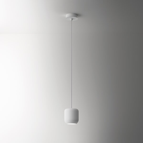 Axolight Urban P, bílé závěsné svítidlo, 20W LED 3000K stmívatelné, výška 16cm