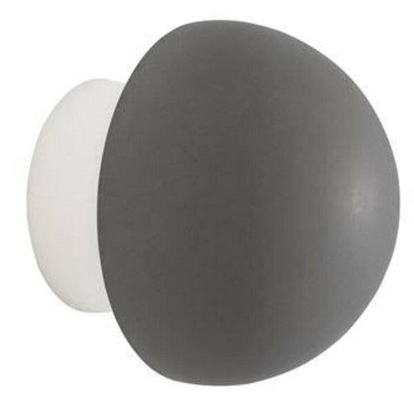 NOVA LUCE nástěnné svítidlo NETUNE šedý beton a bílý hliník LED 6W 220-240V 3000K IP20 9831051