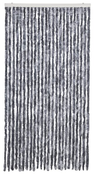 Závěs proti hmyzu stříbrný 100 x 220 cm Chenille