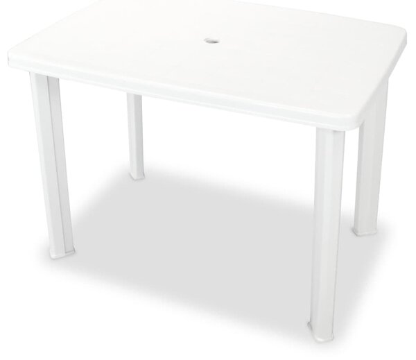 3dílný bistro set plastový bílý