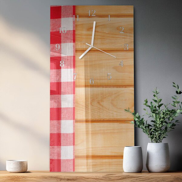Skleněné hodiny vertikální Tabulka zsppb-30x60-00087021