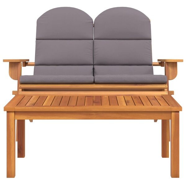 2dílná sada zahradního nábytku Adirondack masivní akácie