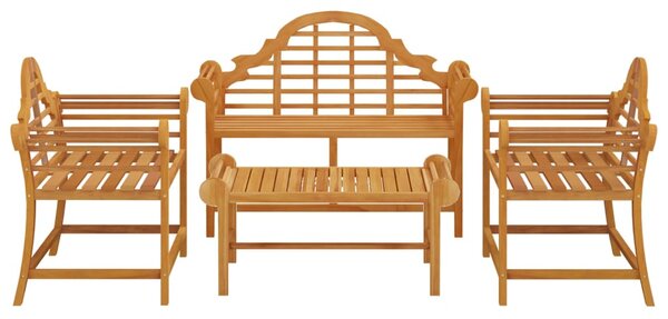 4dílná zahradní sedací souprava masivní teak