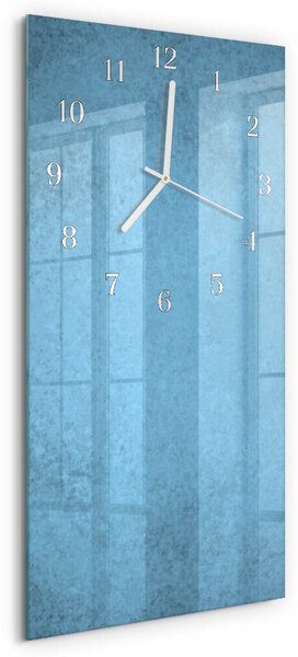 Skleněné hodiny vertikální Ledový vzor zsppb-30x60-00079645
