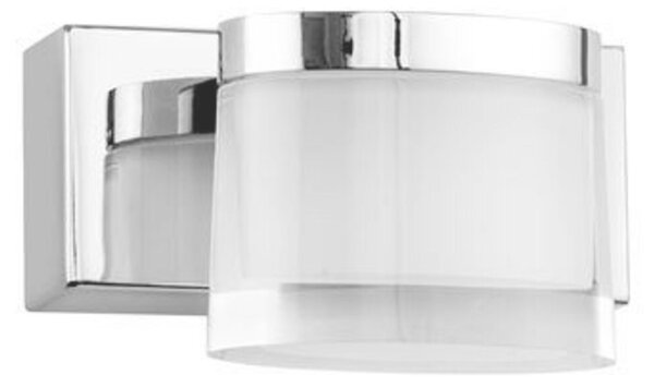 NOVA LUCE nástěnné svítidlo SABIA chrom hliník a akryl LED 5W 220-240V 3000K IP44 9122311