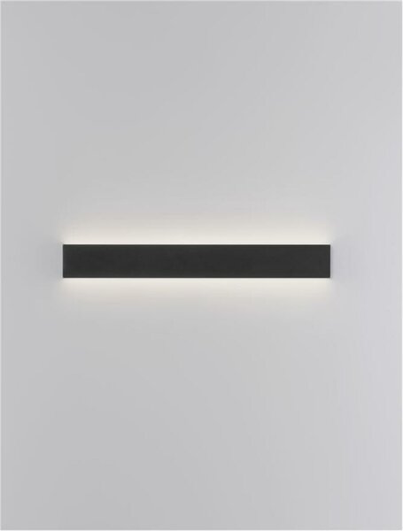 NOVA LUCE nástěnné svítidlo SELINE černý hliník LED Philips 20W 230V 3000K IP44 9060613